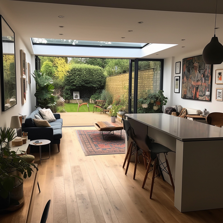 a beautiful open plan kitchen extension